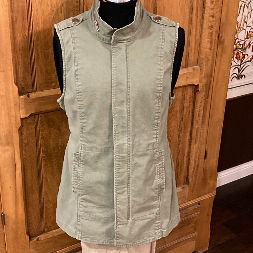 CAbi Olive Green Vest